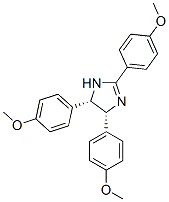 CIS-2,4,5-TRIS(4-METHOXYPHENYL)IMIDAZOLINE 化学構造式