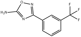 3-[3-(TRIFLUOROMETHYL)PHENYL]-1,2,4-OXADIAZOL-5-YLAMINE,910442-24-9,结构式
