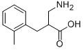 3-氨基-2 - [(2-甲基苯基)甲基]丙酸 结构式