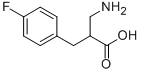 2-AMINOMETHYL-3-(4-FLUORO-PHENYL)-PROPIONIC ACID Structure