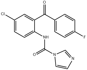 IMIDAZOLE-1-CARBOXYLIC ACID [4-CHLORO-2-(4-FLUORO-BENZOYL)-PHENYL]-AMIDE|