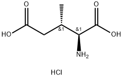 (2S,3S)-3-METHYLGLUTAMIC ACID HYDROCHLORIDE SALT Structure
