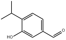 Benzaldehyde, 3-hydroxy-4-(1-methylethyl)- (9CI) Structure