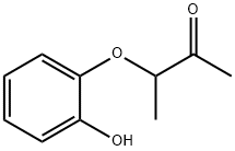3-(2-ヒドロキシフェノキシ)-2-ブタノン 化学構造式
