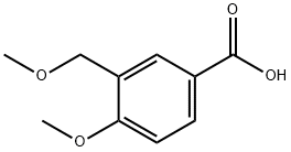 4-METHOXY-3-(METHOXYMETHYL)BENZOIC ACID 结构式