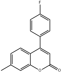 4-(4-fluorophenyl)-7-Methyl-2H-chroMen-2-one Structure