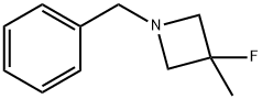 1-BENZYL-3-FLUORO-3-METHYL-AZETIDINE 结构式