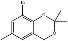 4H-1,3-BENZODIOXIN,8-BROMO-2,2,6-TRIMETHYL-,91084-79-6,结构式