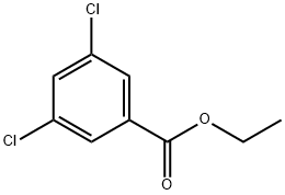3,5-ジクロロ安息香酸エチル 化学構造式