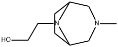3,8-Diazabicyclo[3.2.1]octane-8-ethanol,3-methyl-(7CI) 化学構造式