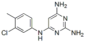 N4-(3-chloro-4-methyl-phenyl)pyrimidine-2,4,6-triamine Struktur