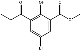 메틸5-브로모-2-하이드록시-3-프로피오닐벤조에이트