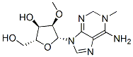 (2R,3R,4R,5R)-5-(6-amino-1-methyl-2H-purin-9-yl)-2-(hydroxymethyl)-4-m ethoxy-oxolan-3-ol 结构式