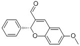 2H-1-BENZOPYRAN-3-CARBOXALDEHYDE, 6-METHOXY-2-PHENYL-, (2R)-|