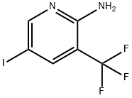 5-碘-3-(三氟甲基)吡啶-2-胺 结构式