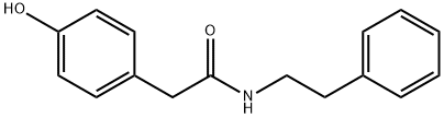 BenzeneacetaMide, 4-hydroxy-N-(2-phenylethyl)- Structure
