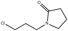1-(3-chloropropyl)-2-Pyrrolidinone, 91152-30-6, 结构式
