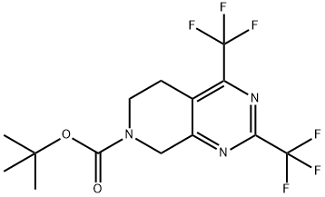 2,4-bis-trifluoromethyl-5,8-dihydro-6H-pyrido[3,4-d]pyrimidine-7(8H)-carboxylic acid t-butyl ester