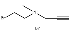 N-(2-Bromoethyl)-N,N-dimethyl-2-propyn-1-aminium Bromide Structure