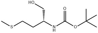 N-叔丁氧羰基-D-蛋氨醇 结构式