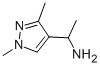 1-(1,3-DIMETHYL-1H-PYRAZOL-4-YL)-ETHYLAMINE Structure