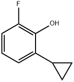 Phenol,  2-cyclopropyl-6-fluoro- 化学構造式