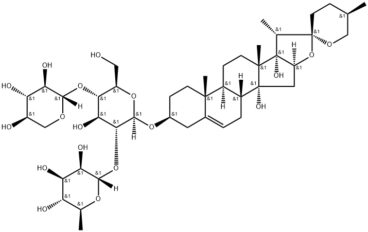 オフィオポゴニンC 化学構造式