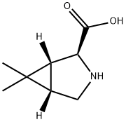 (1R,2S,5S)-6,6-二甲基-3-氮杂双环[3.1.0]己烷-2-羧酸 结构式