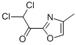 Ethanone, 2,2-dichloro-1-(4-methyl-2-oxazolyl)- (9CI) 化学構造式