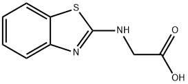 2-[(1,3-苯并噻唑-2-基)氨基]乙酸,91192-36-8,结构式