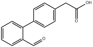 2'-formyl[1,1'-biphenyl]-4-acetic acid,91197-50-1,结构式