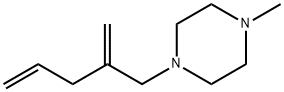 Piperazine, 1-methyl-4-(2-methylene-4-pentenyl)- (7CI),91211-40-4,结构式