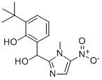alpha-(3-(1,1-Dimethylethyl)-2-hydroxyphenyl)-1-methyl-5-nitro-1H-imidazole-2-methanol Structure