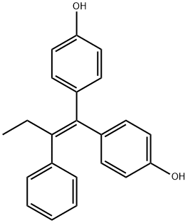 1,1-双(4-羟基苯基)-2-苯基-1-丁烯, 91221-46-4, 结构式