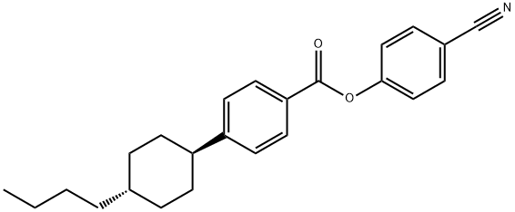 4-cyanophenyl trans-4-(4-butylcyclohexyl)benzoate Structure