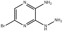 2-氨基-5-溴-3-肼基吡嗪 结构式