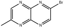 2-ブロモ-6-メチルピラジノ[2,3-B]ピラジン 化学構造式