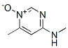 4-Pyrimidinamine, N,6-dimethyl-, 1-oxide (9CI) 结构式
