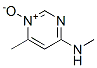 4-Pyrimidinamine, N,6-dimethyl-, 1-oxide (9CI) Structure