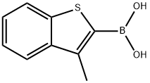 3-Methyl-benzo[b]thiophene-2-boronic acid 化学構造式