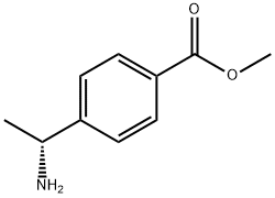 Benzoic acid, 4-[(1R)-1-aminoethyl]-, methyl ester 化学構造式