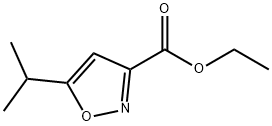 5-异丙基异恶唑-3-甲酸乙酯,91240-30-1,结构式