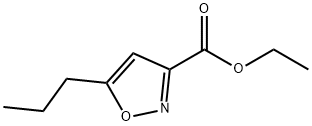 5-丙基异恶唑-3-羧酸乙酯,91240-31-2,结构式