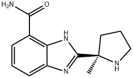 2-[(2R)-2-Methylpyrrolidin-2-yl]-1H-benimidazole-4-
carboxamide Structure