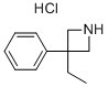 3-ETHYL-3-PHENYL-AZETIDINE HYDROCHLORIDE Structure