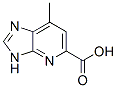 3H-Imidazo[4,5-b]pyridine-5-carboxylic  acid,  7-methyl- Structure