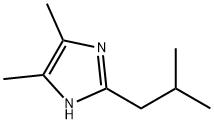 1H-Imidazole,  4,5-dimethyl-2-(2-methylpropyl)- Struktur