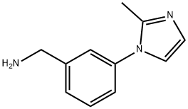 3-(2-methyl-1h-imidazol-1-yl)benzylamine Structure