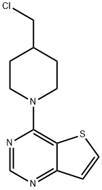 4-[4-(Chloromethyl)piperidin-1-yl]thieno[3,2-d]pyrimidine|4-(4-(氯甲基)哌啶-1-基)噻吩并[3,2-D]嘧啶