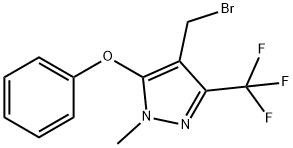 912569-72-3 4-(Bromomethyl)-1-methyl-5-phenoxy-3-(trifluoromethyl)-1H-pyrazole 97%